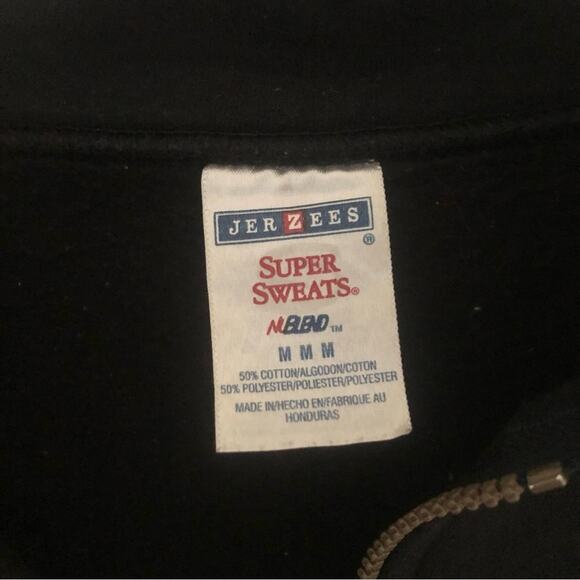 Adam Block Design Delta Gamma Dee Gee Skull Quarter Zip Pullover Size Medium - Picture 3 of 8